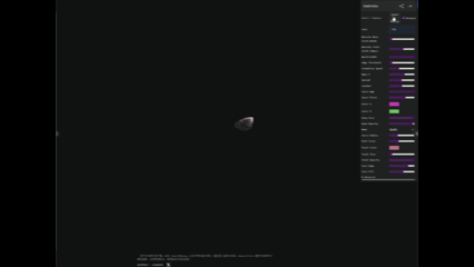 Interactive Particle Glow Text