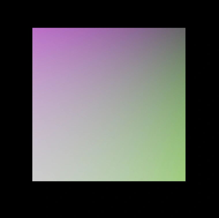 TSL render example: a color-changing plane over time